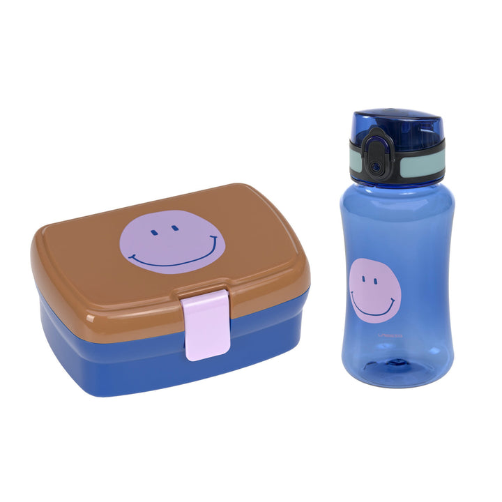 Lassig - Lunchbox Set -Little Gang - Smile Caramel