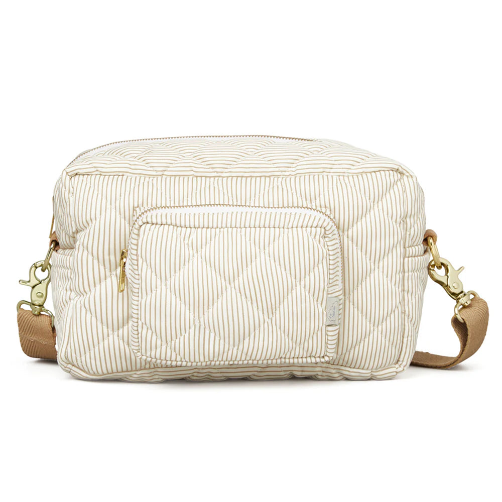 Cam Cam Copenhagen - Small Changing Bag - Classic Stripes Camel - Mabel & Fox