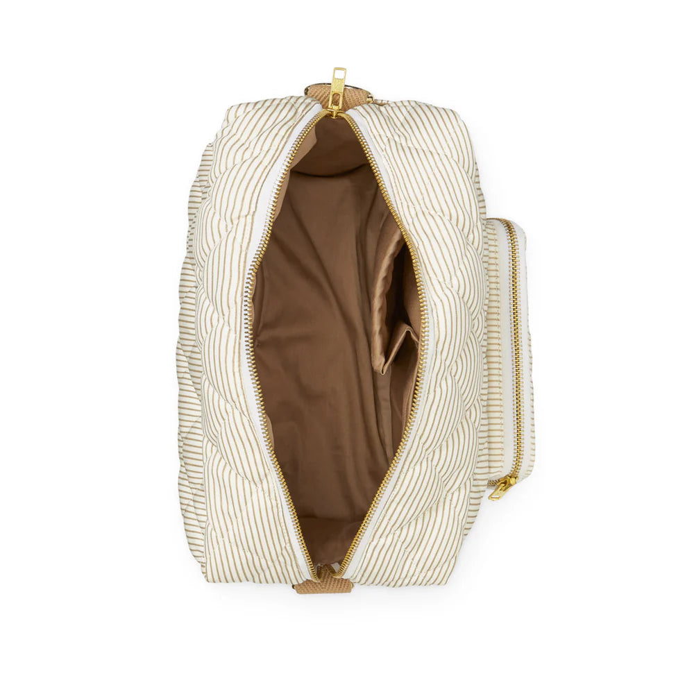 Cam Cam Copenhagen - Small Changing Bag - Classic Stripes Camel - Mabel & Fox