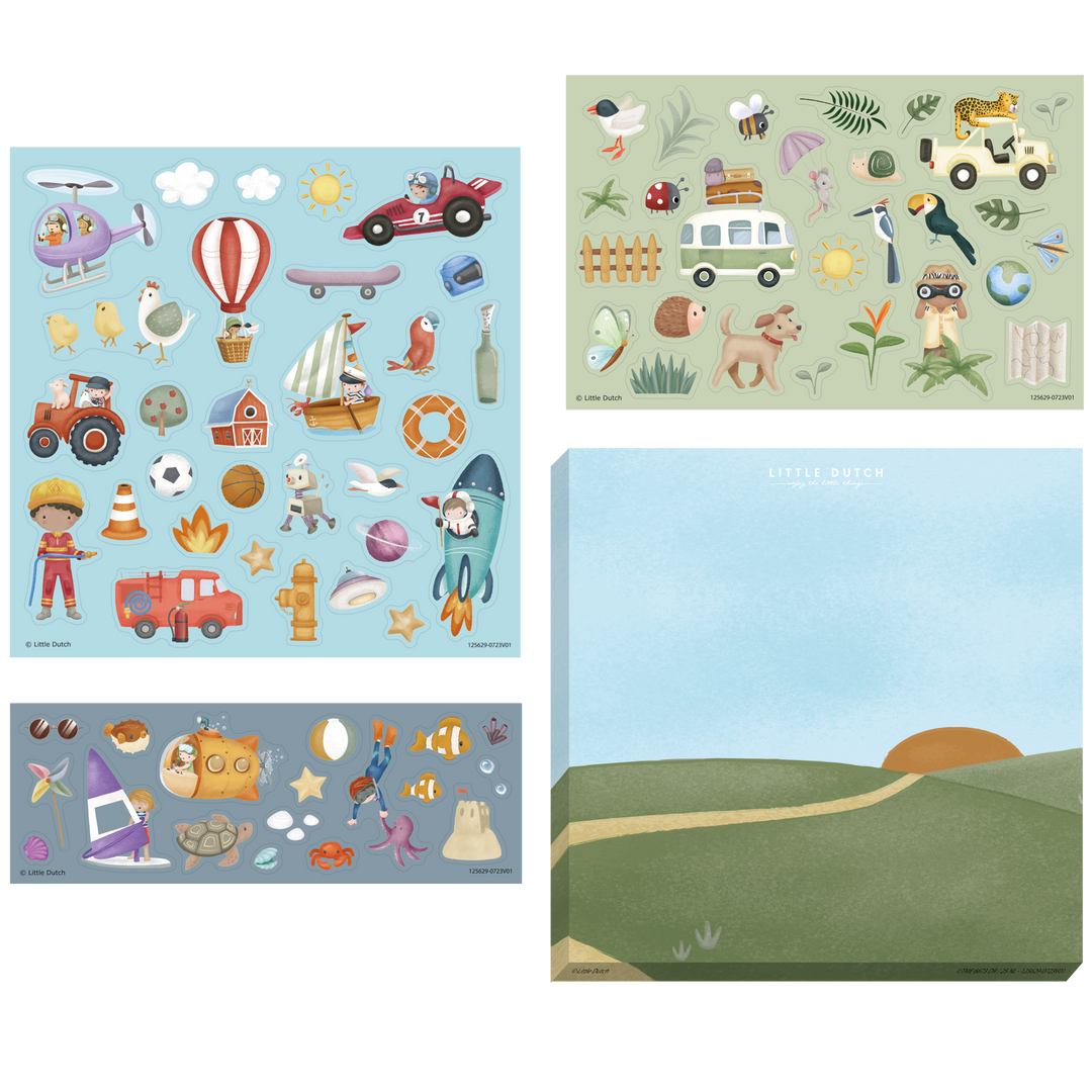 Little Dutch - Stickerset - Jim & Friends