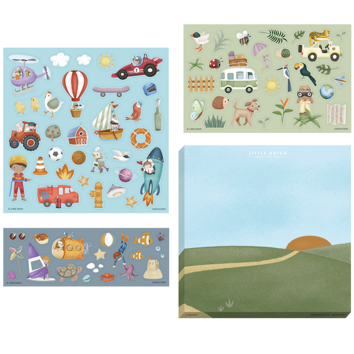 Little Dutch - Stickerset - Jim & Friends