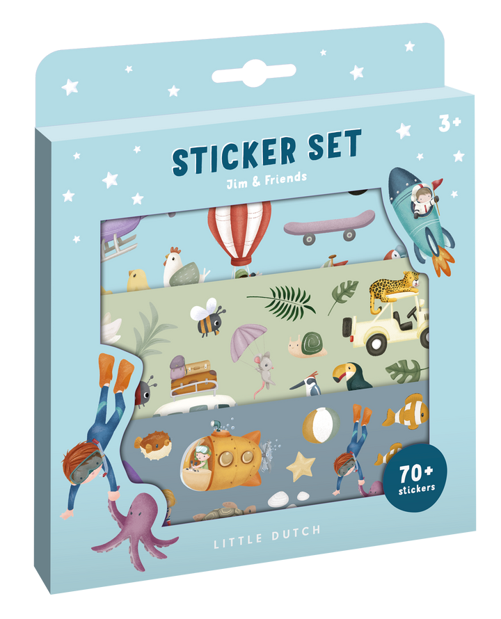 Little Dutch - Stickerset - Jim & Friends