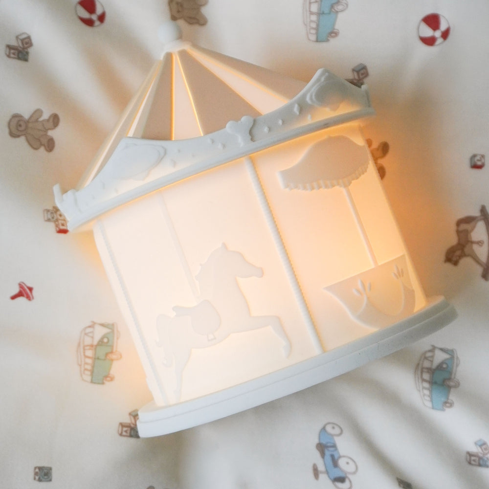 Cam Cam Copenhagen – Carousel Night Light – Off-White - Mabel & Fox