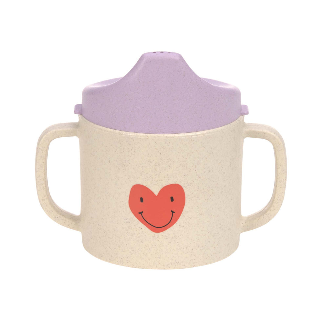 Lassig - Sippy Cup -Happy Rascals- Heart Lavender