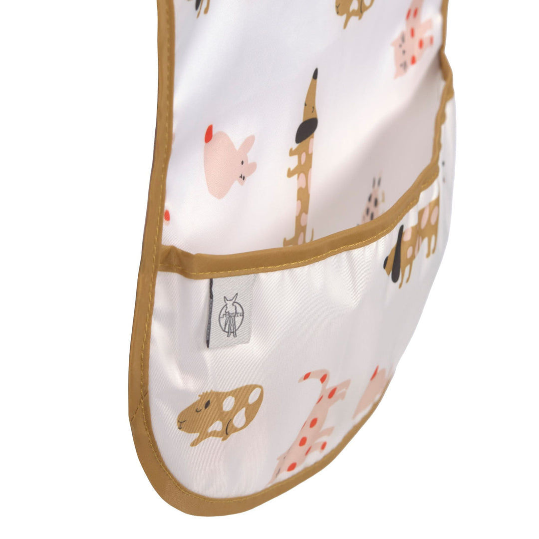 Lassig -Lightweight Bib - Little Mateys - Spicy Orange- 2 Pack - Mabel & Fox