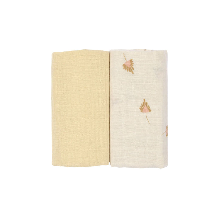 Lassig - Swaddle Blanket M -Curry- 2 Pack