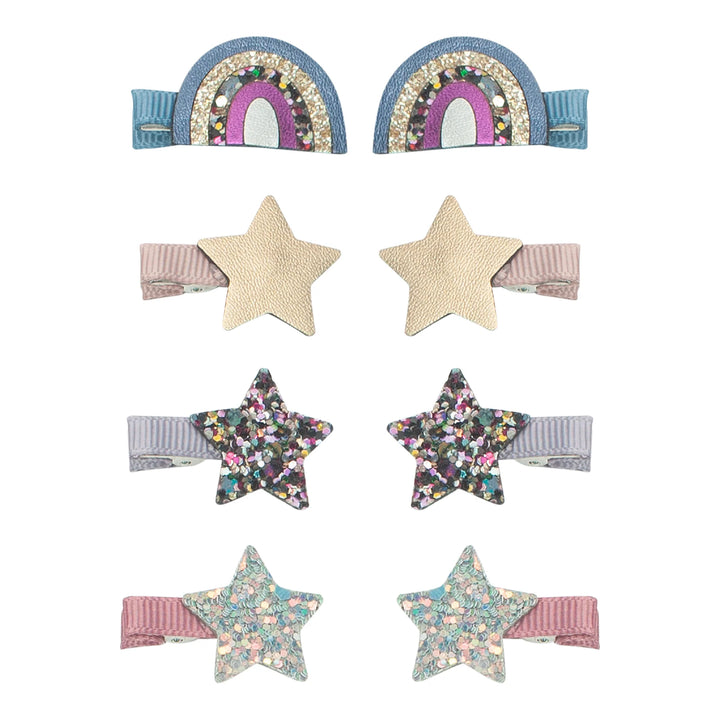 Mimi & Lula - Mini hair Clips -Ziggy Over The Rainbow - Mabel & Fox