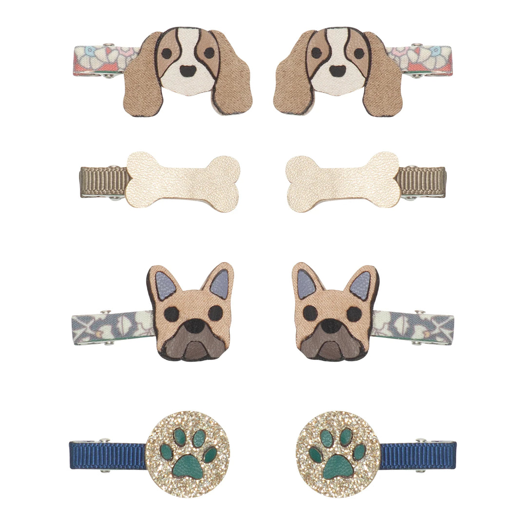 Mini bulldog online hair clips
