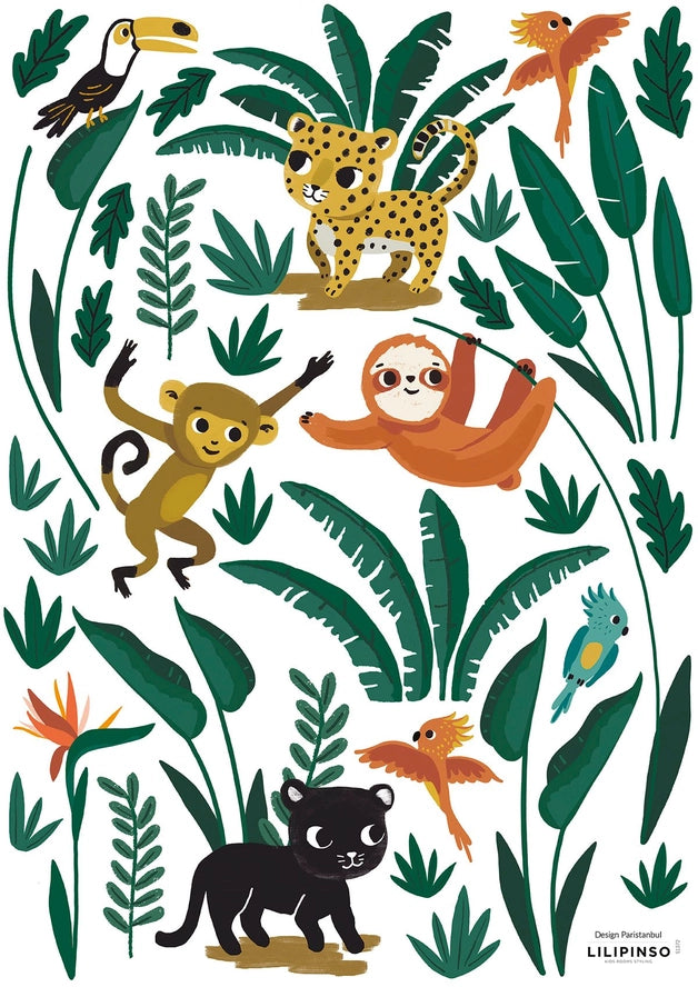 Lilipinso - Wall Decals - Jungle Animals