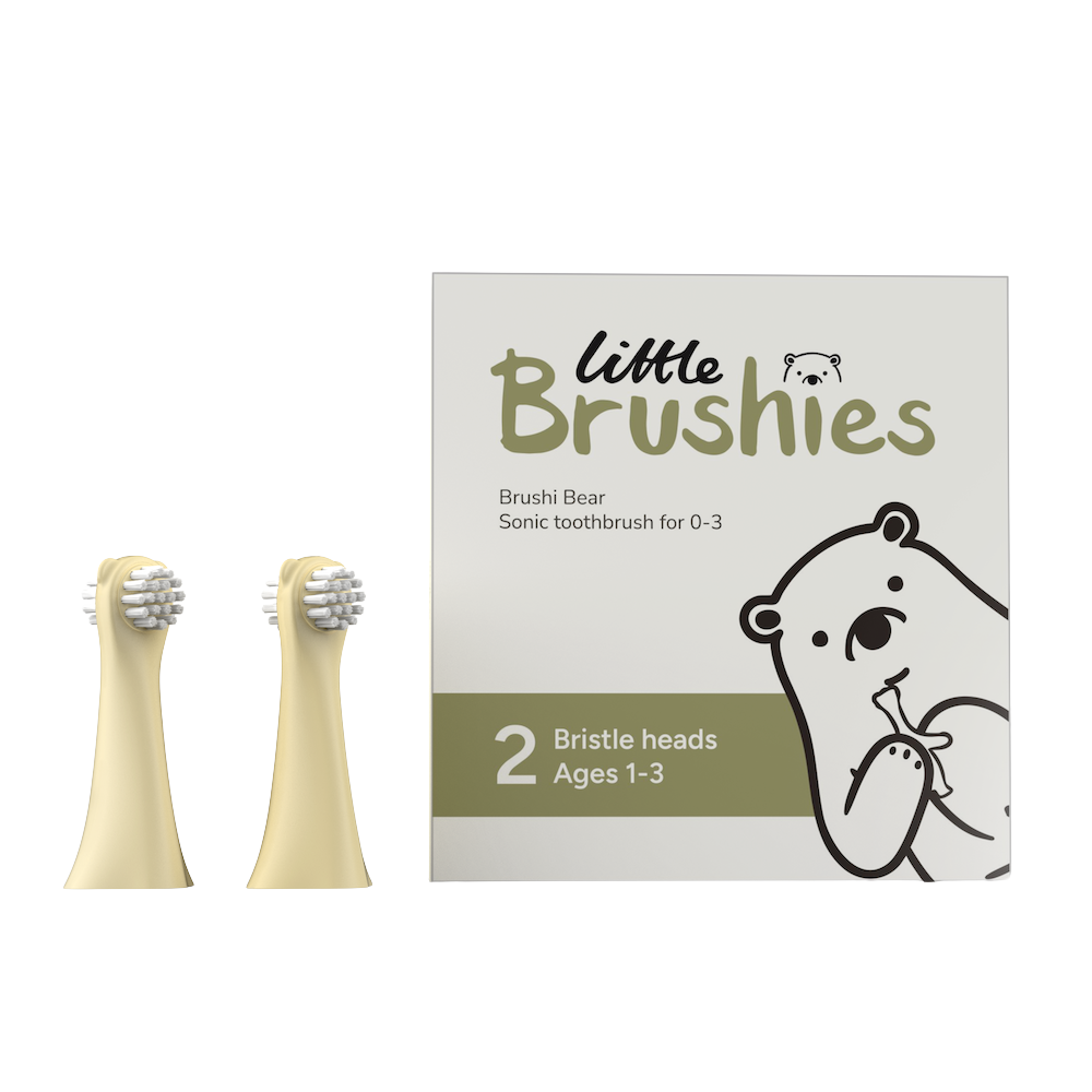 Little Brushies – Replacement Brush Heads – Brushi Bear Bristle Heads - Mabel & Fox
