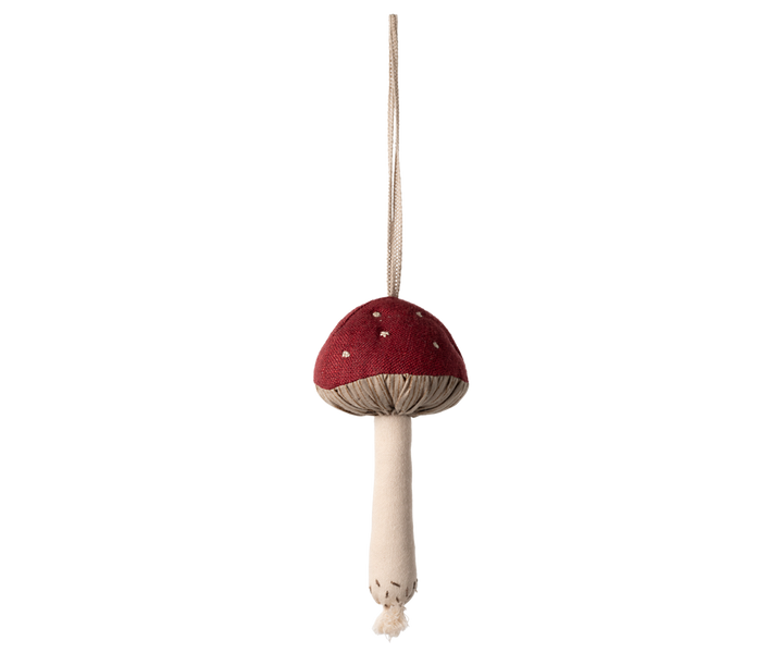 Maileg - Fabric ornament, Mushroom - Red