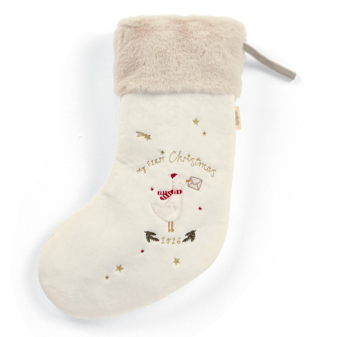 Mamas & Papas - Small Christmas Stocking - White 2026