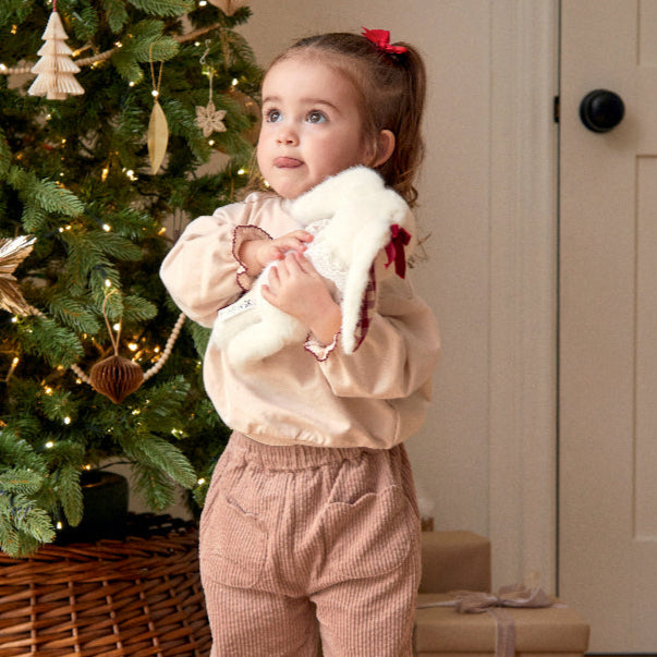 Mamas & Papas - Christmas Soft Toy - Beau Bunny