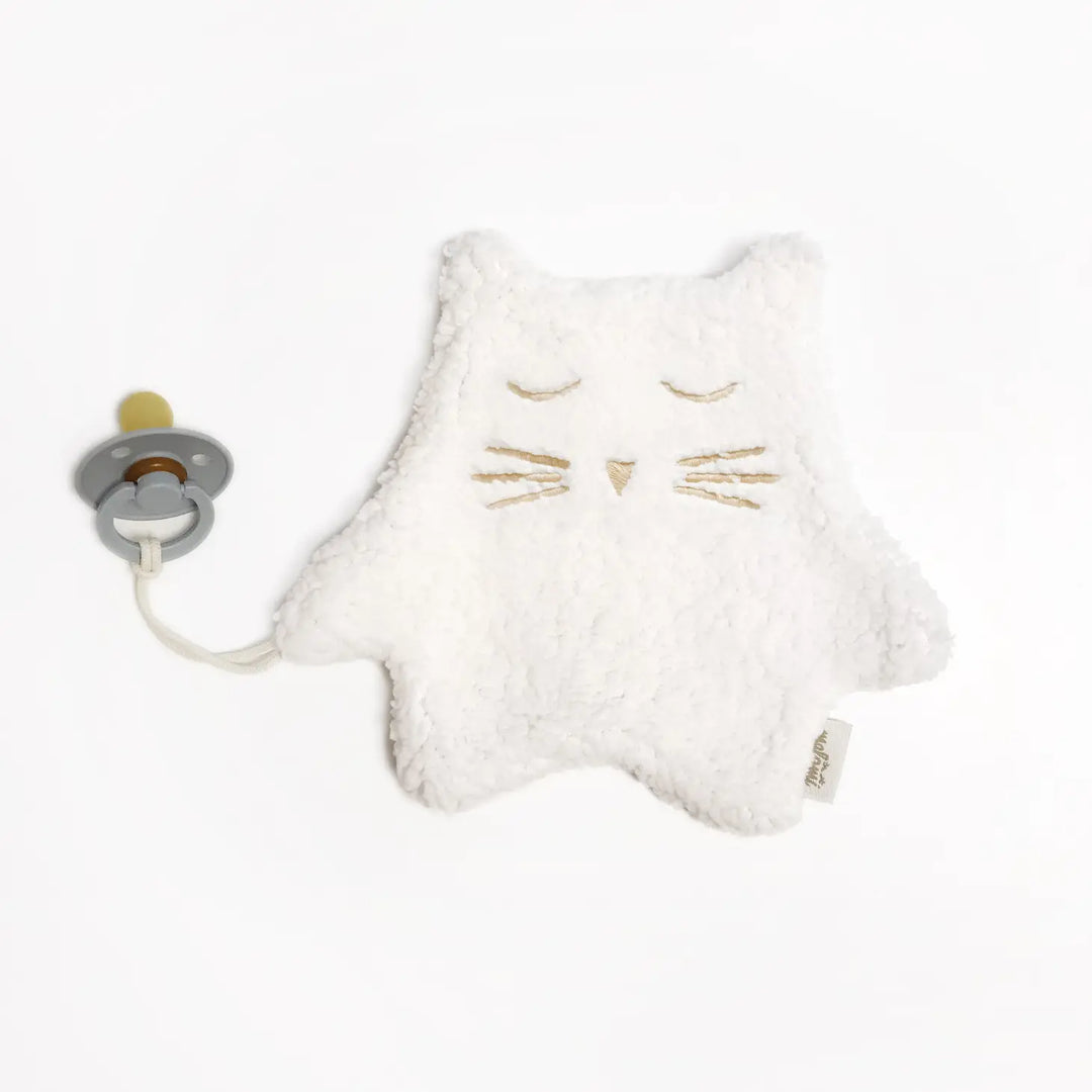 Malomi - Pacifier holder - Toy Kitten Ecru