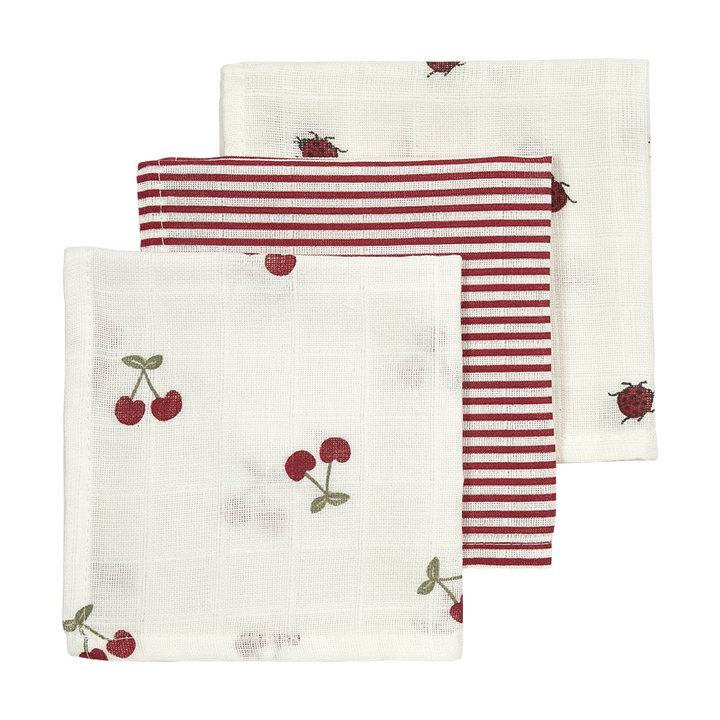 Meyco – Muslin Cloths 30x30cm (3 Pack) – Girly Garden Multicolor