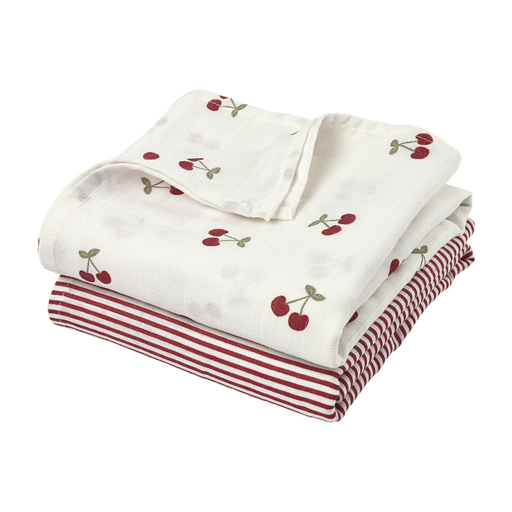 Meyco – Muslin Cloths 120x120cm (2 Pack) – Girly Garden Multicolor