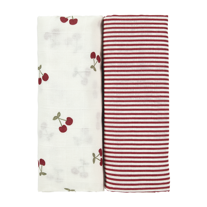 Meyco – Muslin Cloths 120x120cm (2 Pack) – Girly Garden Multicolor