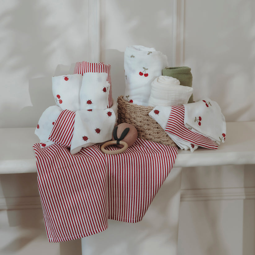 Meyco – Muslin Cloths 120x120cm (2 Pack) – Girly Garden Multicolor