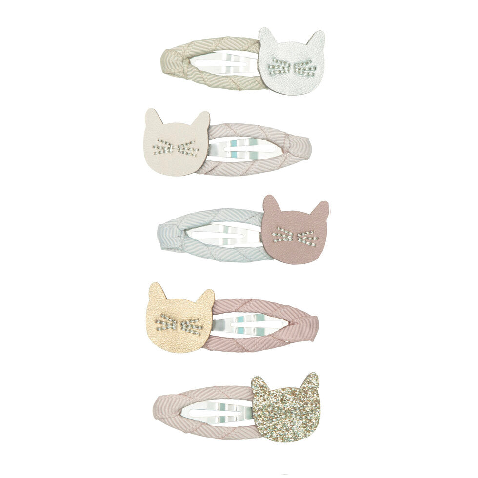Mimi & Lula - Mini Clic Clac Hair Clips - Cute Cat - Mabel & Fox