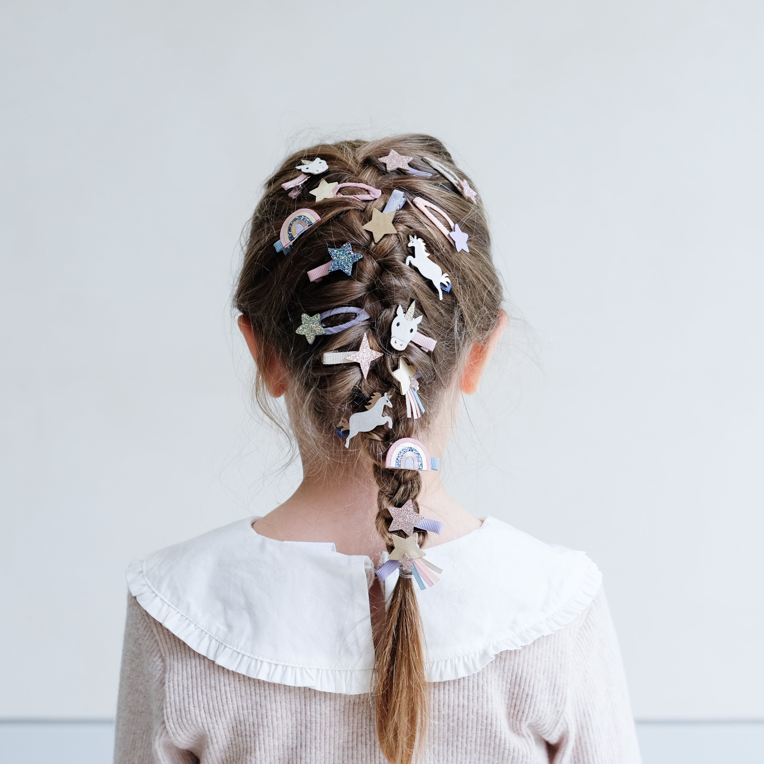 Mimi & Lula - Mini Hair Clips - Over the Rainbow (8 Pack) | Mabel & Fox