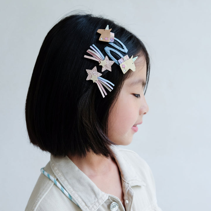 Mimi & Lula - Clic Clac Hair Clips - Unicorn (4 Pack) - Mabel & Fox