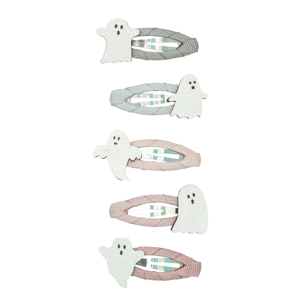 Mimi & Lula - Mini Clic Clac Hair Clips - Ghost - Mabel & Fox