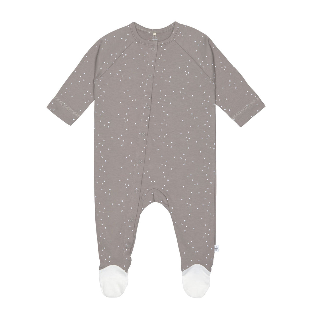 Lassig - Pyjamas With Feet - Sprinkle - Taupe