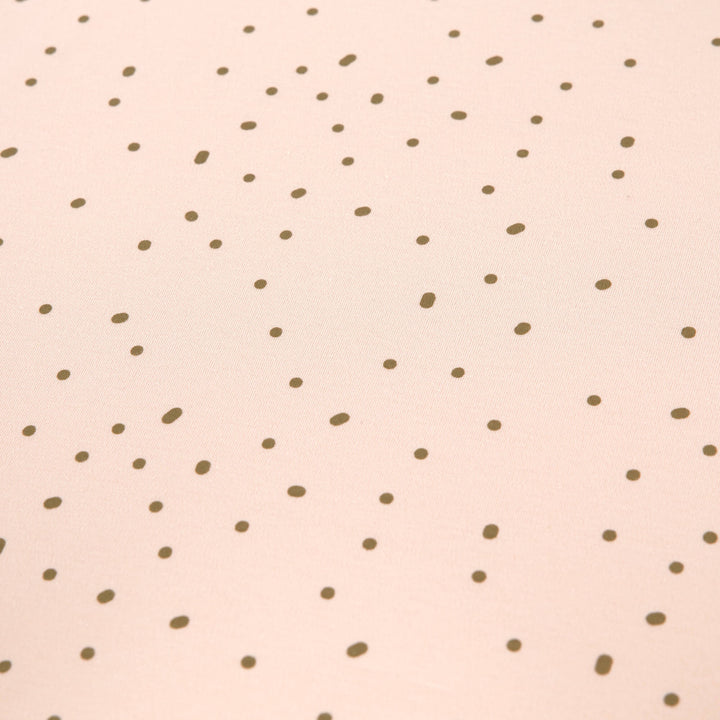 Lassig -Interlock Blanket - Dots- Powder Pink