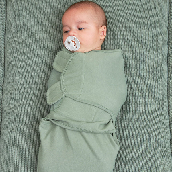 Meyco - Swaddle Wrap - Forest Green (0-3) - Mabel & Fox