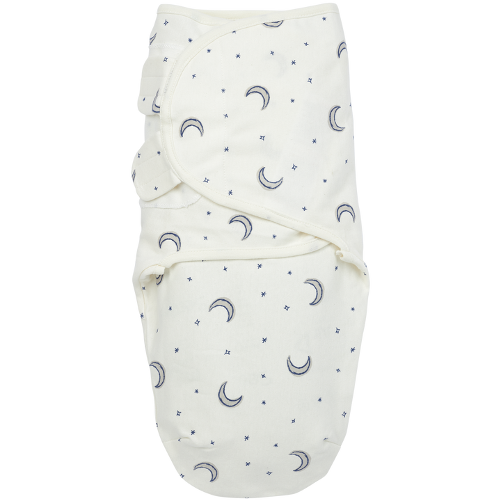 Meyco - Swaddle Wrap - Moon Indigo (0-3) - Mabel & Fox
