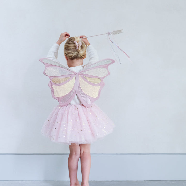 Mimi & Lula - Emmelina Fairy Wings - Pink - Mabel & Fox
