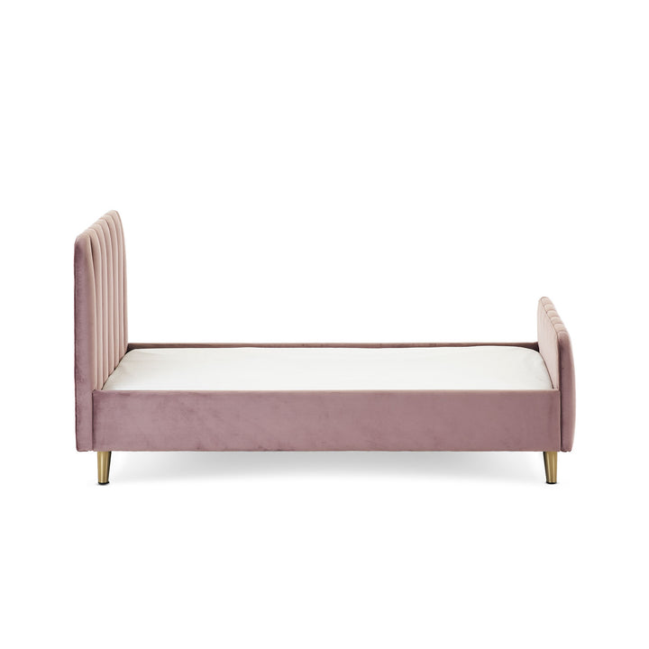 OBaby - Gatsby Velvet Toddler Bed - Pink