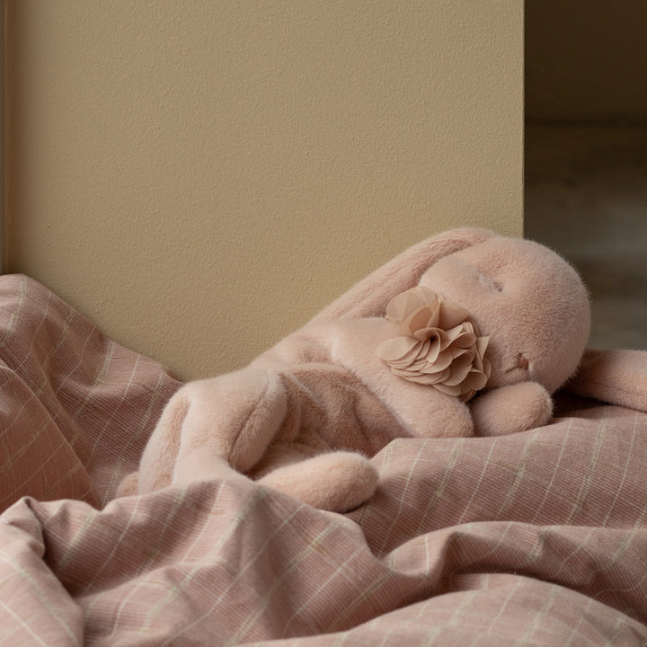 Maileg – Sleeping Bunny Plush – Powder - Mabel & Fox