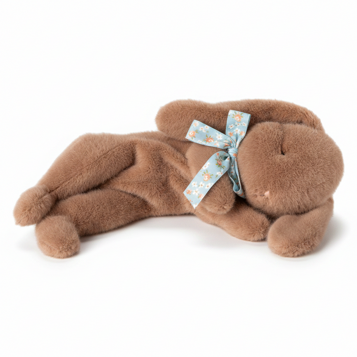 Maileg – Sleeping Bunny Plush – Soft Brown - Mabel & Fox