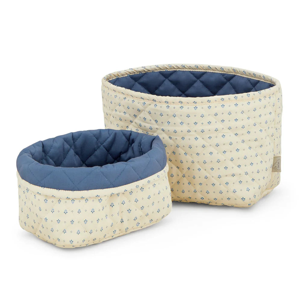 Cam Cam Copenhagen - Quilted Storage Basket - Capri ( 2 Pack ) - Mabel & Fox