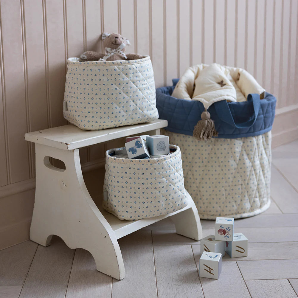 Cam Cam Copenhagen - Quilted Storage Basket - Capri ( 2 Pack ) - Mabel & Fox