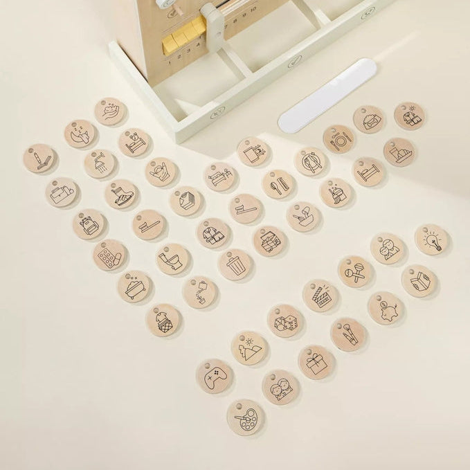 Coco Village - Wooden Routine, Tasks & Rewards Board