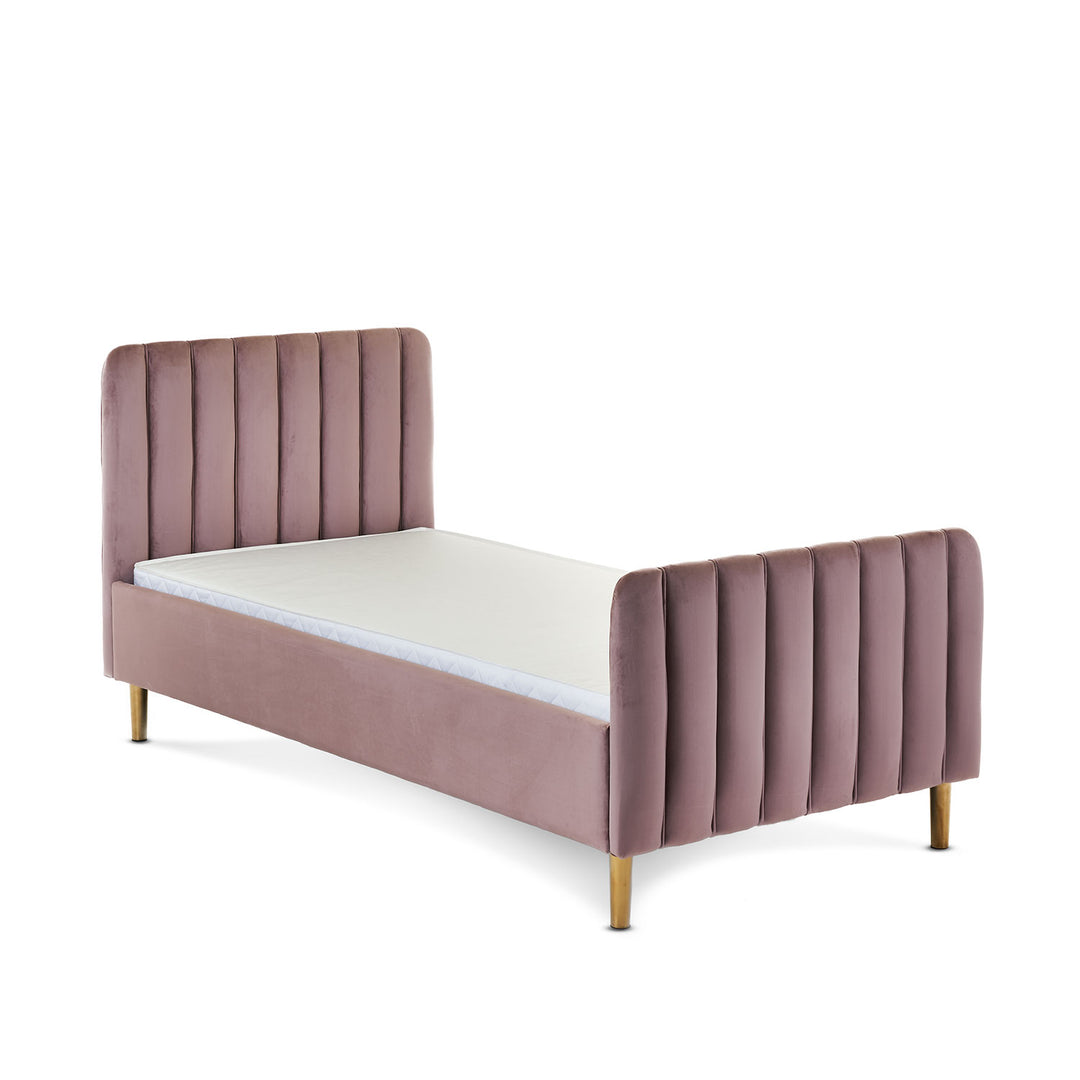 OBaby - Gatsby Velvet Single Bed - Pink