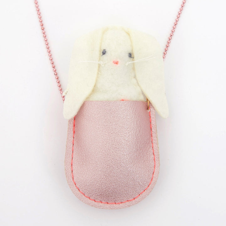 Meri Meri – Bunny Pocket Necklace - Mabel & Fox