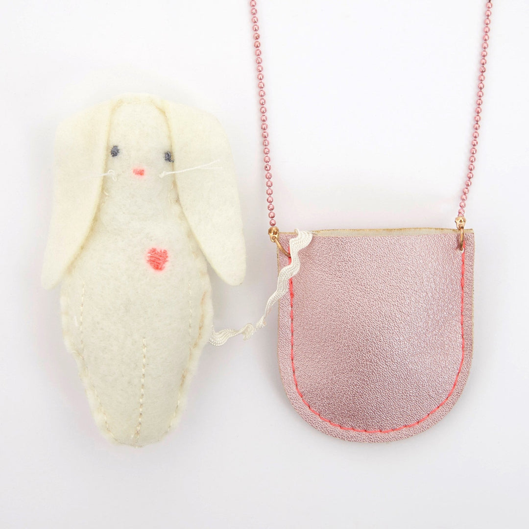 Meri Meri – Bunny Pocket Necklace - Mabel & Fox