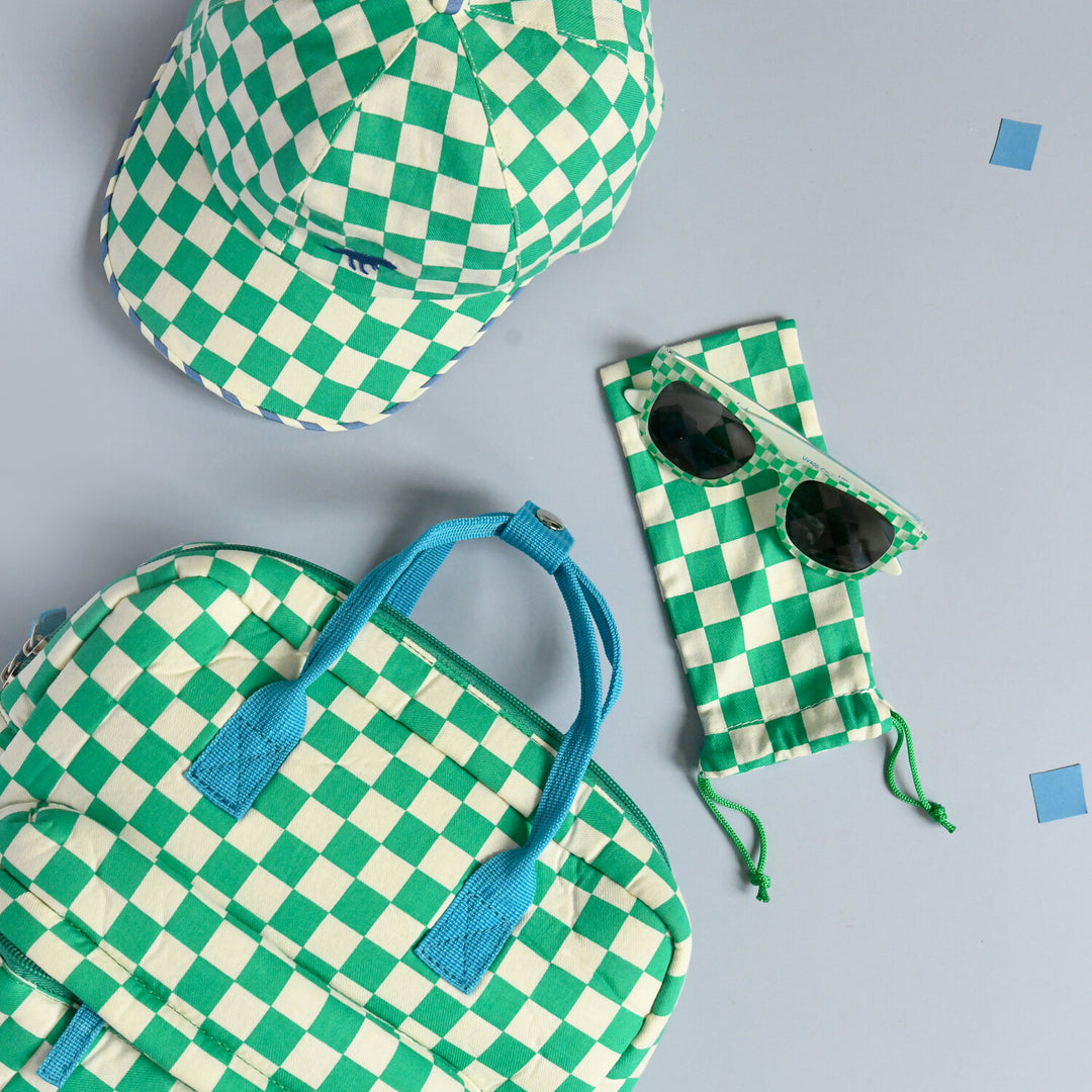 Rockahula – Dinosaur Check Rucksack - Mabel & Fox