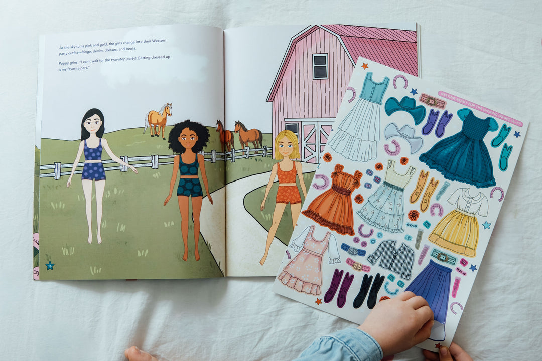 Paige Tate & Co – My Fancy Sticker Storybook: Horses & Ponies - Mabel & Fox
