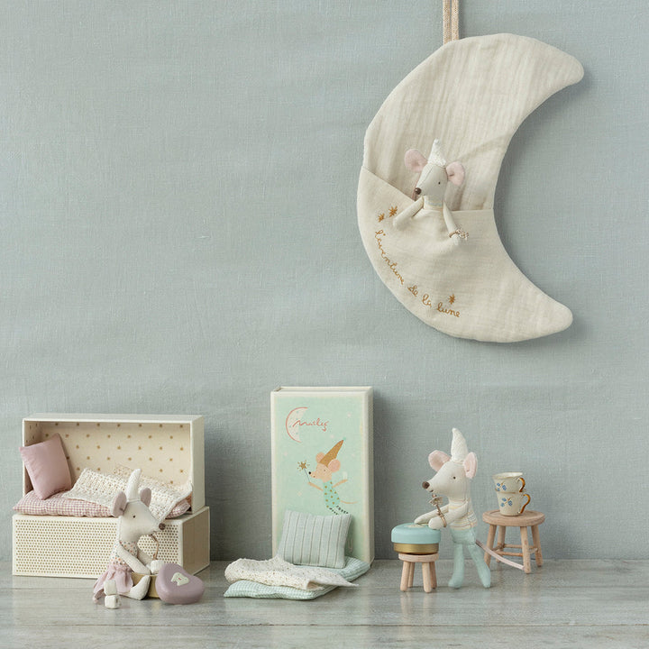 Maileg - Nursery Decoration - Moon L'aventure de la Lune
