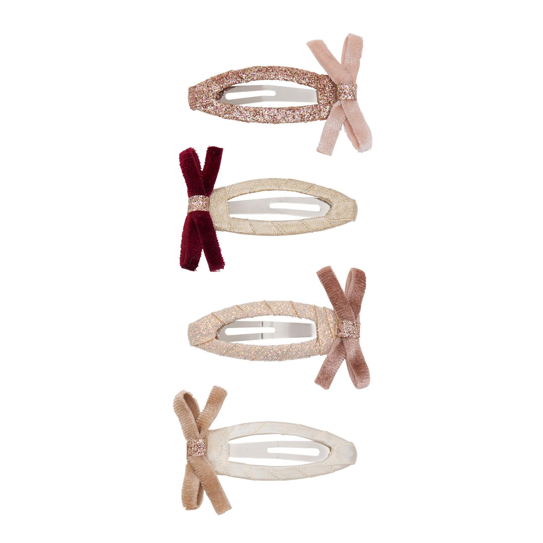 Mimi & Lula - Hair Clips - Skinny Velvet Bows