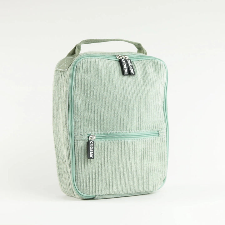 Cribstar - Corduroy Lunch Bag - Dusty Mint