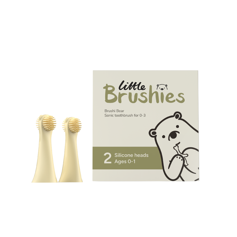 Little Brushies – Replacement Brush Heads – Brushi Bear Silicone Heads - Mabel & Fox
