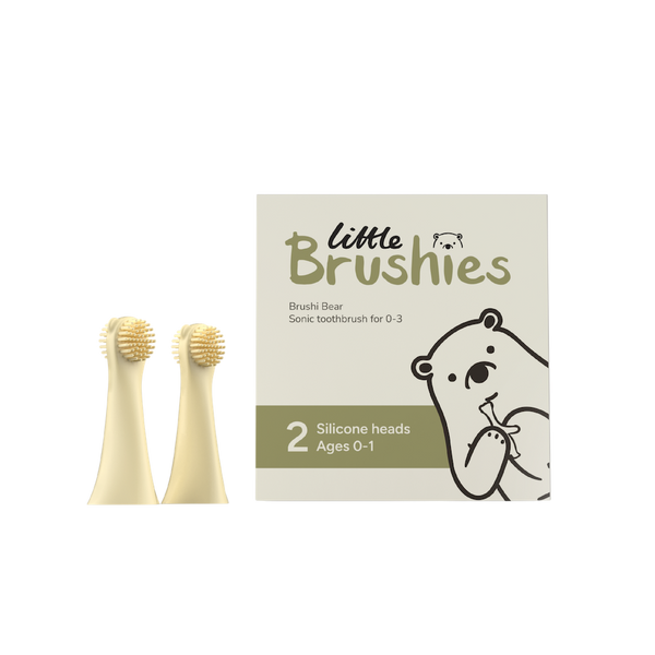 Little Brushies – Replacement Brush Heads – Brushi Bear Silicone Heads - Mabel & Fox