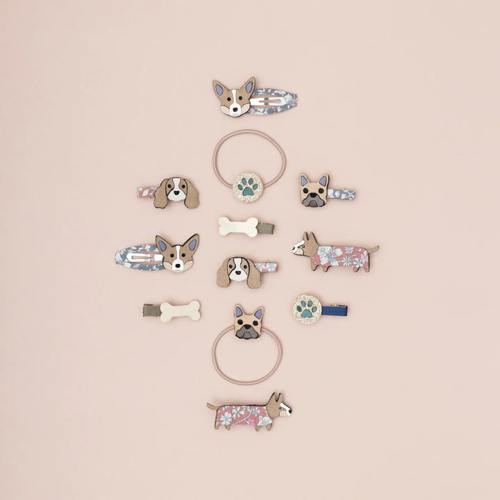 Mimi & Lula - Mini Hair Clips - Doggy