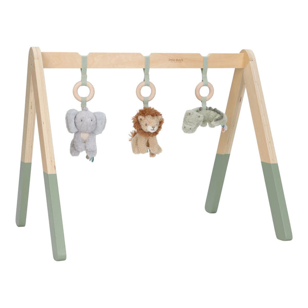 Little Dutch – Baby Gym Wooden – Safari Friends - Mabel & Fox