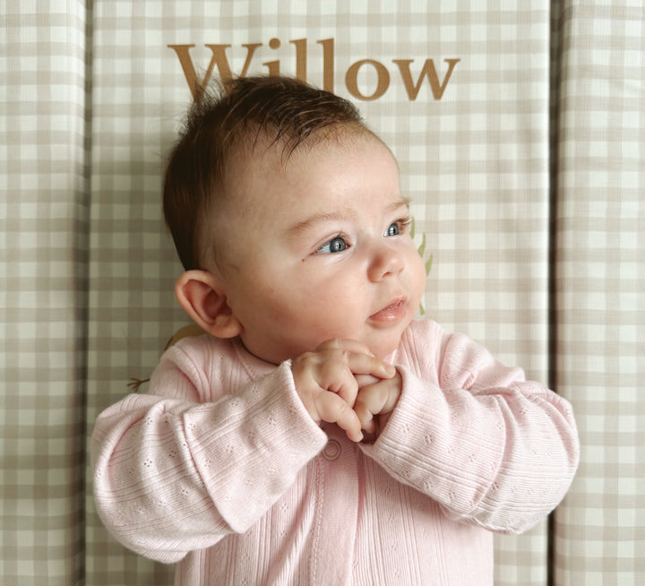 Mabel & Fox - Personalised Baby Changing Mat - Boho Safari